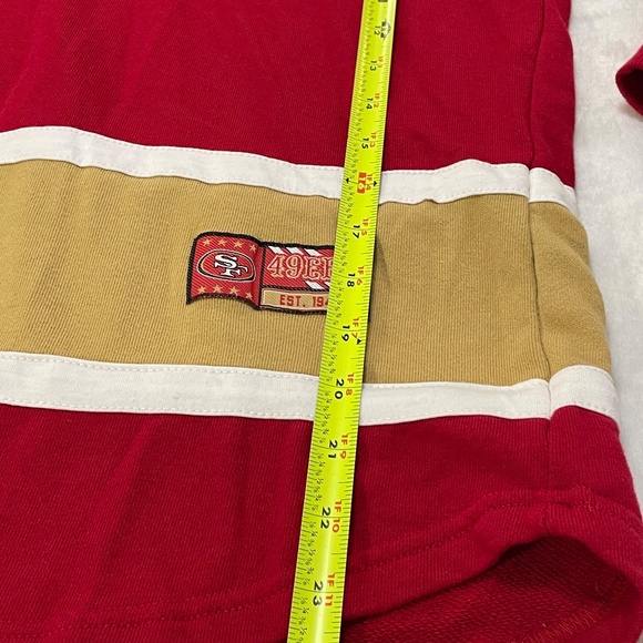San Francisco 49er's Team Apparel Hoodie Pullover Licensed Size Small - Picture 13 of 14